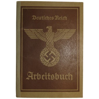 Arbeitsnachweisbuch 3. Reich. Espenlaub militaria
